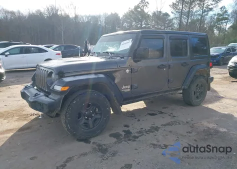 2018 Jeep Wrangler Unlimited Sport 4X4 z USA, uszkodzony, nr VIN 1C4HJXDN5JW266580